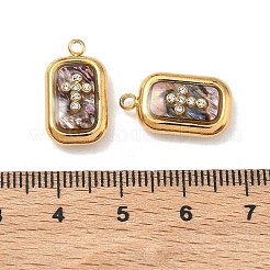 304 Stainless Steel Shell Pendants&nbsp;STAS-F345-01A-G