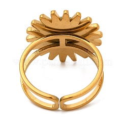 Natural Mixed Stone Finger Rings&nbsp;RJEW-Q822-42G