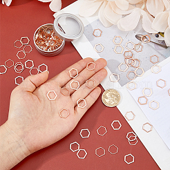 100Pcs Alloy Linking Rings&nbsp;FIND-HS0002-67RG