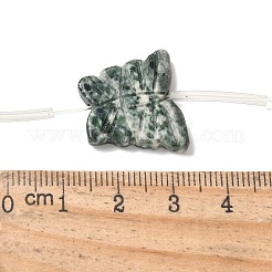 Natural Green Spot Jasper Beads Strands&nbsp;G-B136-A09