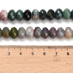 Natural Indian Agate Beads Strands&nbsp;G-C259-A02-6x10mm