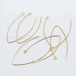 925 Sterling Silver V Shaped Earring Hooks&nbsp;STER-K167-064G