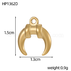 304 Stainless Steel Charms&nbsp;STAS-OY007-19G