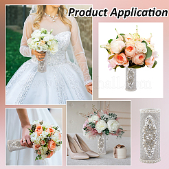 Glass Rhinestone Bouquet Handle&nbsp;DIY-BC00007