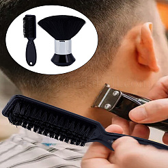 2Pcs 2 Styles Nylon Cleaning Brush & Barber Blade Cleaning Brush&nbsp;MRMJ-LP0001-13