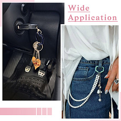 6Pcs Heart Alloy Spring Gate Rings&nbsp;FIND-TA0011-14C