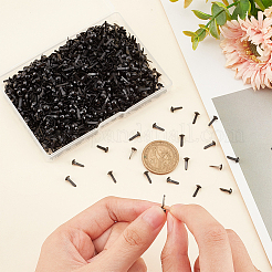 1000Pcs Eco-Friendly Stoving Varnish Iron Brads&nbsp;DIY-PH0021-19