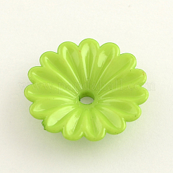 Opaque Acrylic Flower Bead Caps&nbsp;SACR-Q099-M21