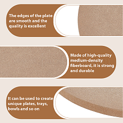 MDF Clay Cutter Base Plate&nbsp;DIY-GF0013-31B