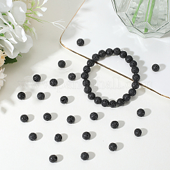2 Strands Natural Lava Rock Beads Strands&nbsp;G-SP0001-28