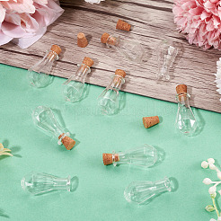 10Pcs Clear Glass Wishing Bottles&nbsp;AJEW-TA0002-85E