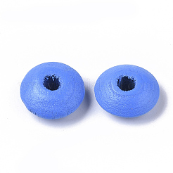 Spray Painted Natural Maple Wood Beads&nbsp;WOOD-T019-28