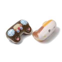 Printed Opaque Acrylic Beads&nbsp;OACR-Z039-04