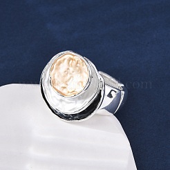 Zinc Alloy & Enamel Stretch Finger Rings for Women&nbsp;RJEW-M101-01C-G