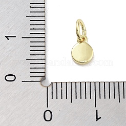 Rack Plating Brass Enamel Charms&nbsp;KK-M293-38G-03