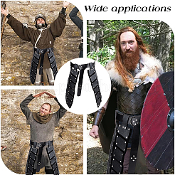 PU Leather Medieval Thigh Armor&nbsp;AJEW-WH20009-33