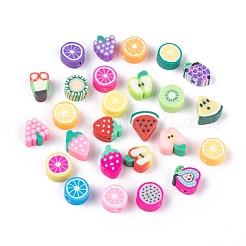 Handmade Polymer Clay Fruit Theme Beads&nbsp;CLAY-Q215-01