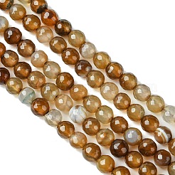 Natural Agate Round Beads Strand&nbsp;G-L084-6mm-04