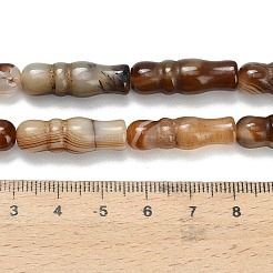Natural Banded Agate Beads Strands&nbsp;G-Z144-A01-01B