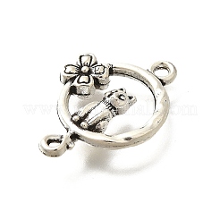 Tibetan Style Alloy Connector Charmss&nbsp;PALLOY-D291-27AS