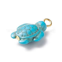 Dyed Synthetic Turquoise Pendants&nbsp;PALLOY-JF01906-02