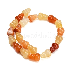 Natural Golden Silk Jade Beads Strands&nbsp;GG-CBA47A4-A01-18X13MM
