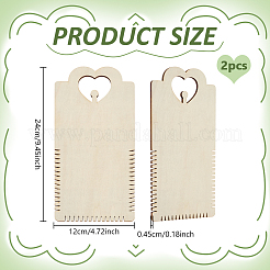 Plywood Wood Bracelet Knitters&nbsp;TOOL-FG0001-40