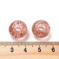 Transparent Acrylic European Beads&nbsp;TACR-P009-A01-04