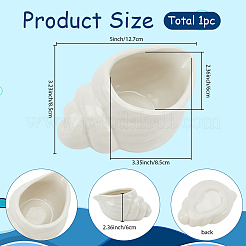 Ceramic Ashtray Home Display Decorations&nbsp;DJEW-WH20021-05B-02