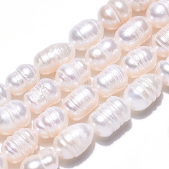 Natural Cultured Freshwater Pearl Beads Strands&nbsp;X-PEAR-N012-06R