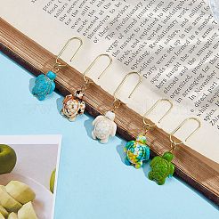 8Pcs 8 Colors Carbon Steel Paper Clips&nbsp;AJEW-CP00005