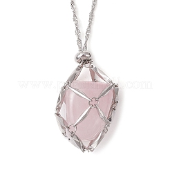 3Pcs 3 Sizes 304 Stainless Steel Macrame Pouch Empty Stone Holder Necklace Making&nbsp;NJEW-JN05239