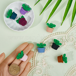 10 Colors Plant Food Grade Eco-Friendly Silicone Focal Beads&nbsp;SIL-SP0001-11