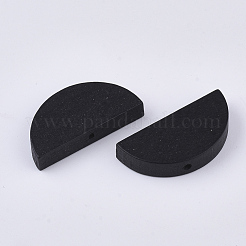 Spray Painted Natural Wood Beads&nbsp;WOOD-N004-B-03
