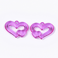 Transparent Acrylic Pendants&nbsp;TACR-S133-023