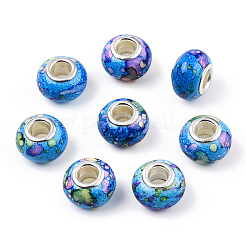 Opaque Resin European Beads&nbsp;RPDL-T003-09I