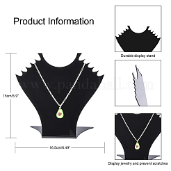 Stereoscopic Organic Glass Necklace Displays&nbsp;NDIS-N001-04
