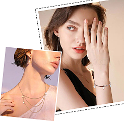 600Pcs 2 Colors Flat Round Iron Charms&nbsp;IFIN-AR0001-21