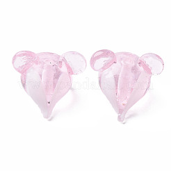 Handmade Transparent Lampwork Beads&nbsp;LAMP-T011-12F