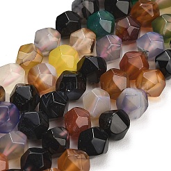 Natural Agate(Dyed & Heated) Beads Strands&nbsp;G-K425-B10-01
