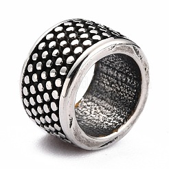 304 Stainless Steel European Beads&nbsp;STAS-B011-09AS