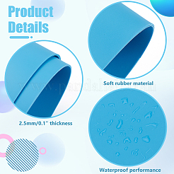 Synthetic Rubber Stamp Sheet&nbsp;DIY-WH0320-74
