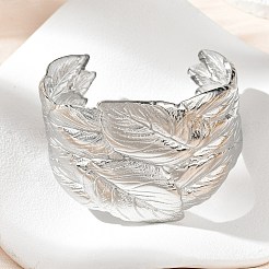 304 Stainless Steel Cuff Bangles for Women&nbsp;BJEW-Z096-03P