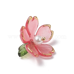 Acrylic Flower Pendants&nbsp;PALLOY-TA00245