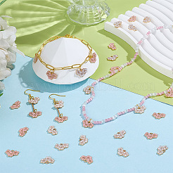 100Pcs 2 Colors Alloy with Enamel Pendants&nbsp;FIND-PH0060-28