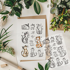 Custom Summer Theme PVC Plastic Clear Stamps&nbsp;DIY-WH0631-0643