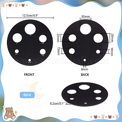 Acrylic Measuring Tool for Doll Craft Eyes&nbsp;TOOL-WH0155-110B-02
