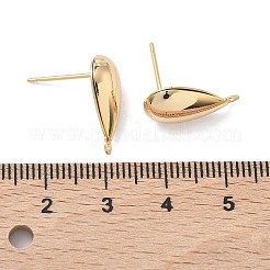 SHEGRACE Brass Stud Earring Findings&nbsp;XGR0026G-37G