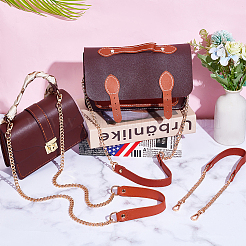 3Pcs 3 Style PU Leather Curb Chain Bag Straps&nbsp;FIND-WR0010-42A