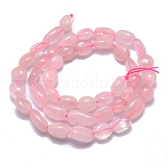 Natural Madagascar Rose Quartz Beads Strands&nbsp;X-G-O186-B-09